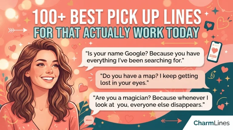 100+ Best Pick Up Lines for Her That Actually Work Today