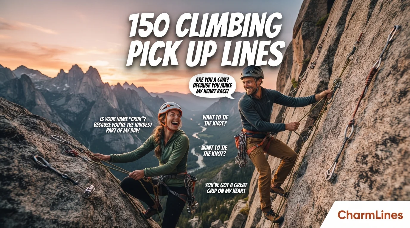 150 Climbing Pick Up Lines for Every Adventure Date