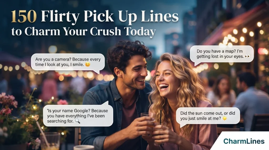 150 Flirty Pick Up Lines to Charm Your Crush Today