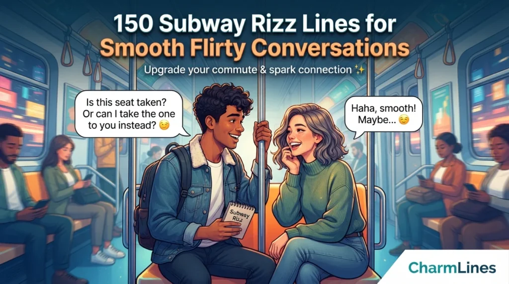 150 Subway Rizz Lines for Smooth Flirty Conversations