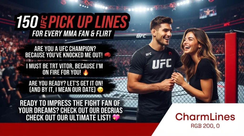 150 UFC Pick Up Lines for Every MMA Fan and Flirt