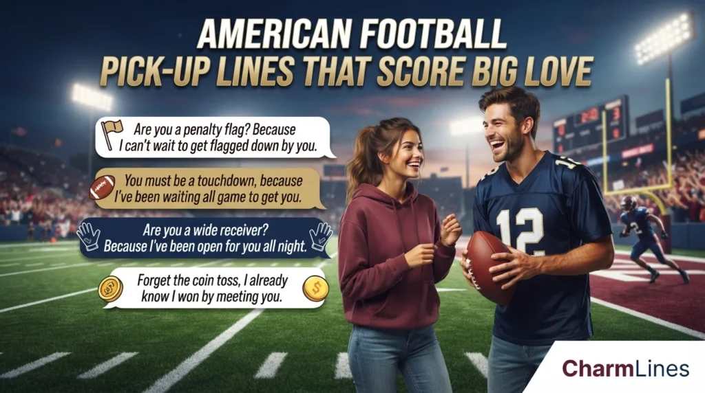 American Football Pick Up Lines That Score Big Love