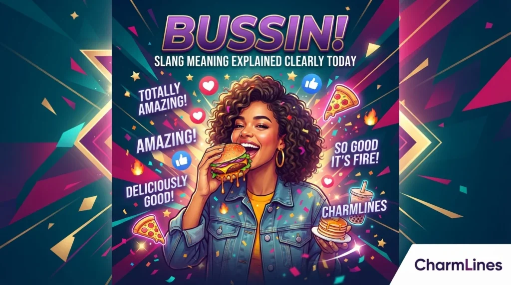 BUSSIN Slang Meaning Explained Clearly Today