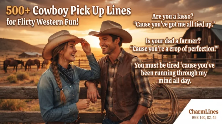 Cowboy Pick Up Lines
