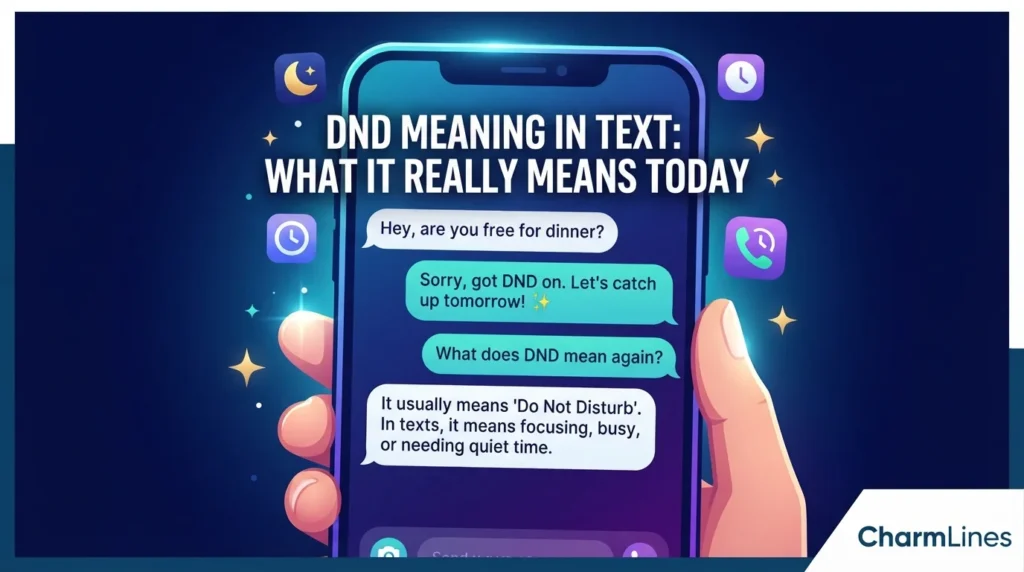 DND Meaning in Text: What It Really Means Today