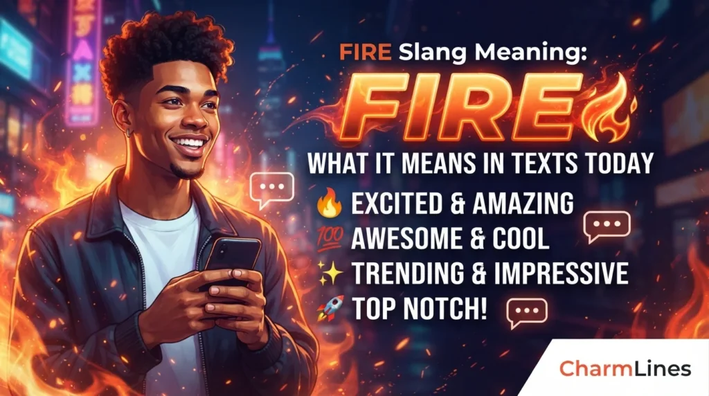 FIRE Slang Meaning: What It Means in Texts Today