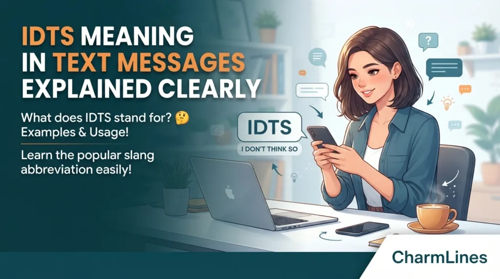 IDTS Meaning in Text Messages Explained Clearly