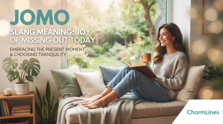 JOMO Slang Meaning: Joy of Missing Out Today