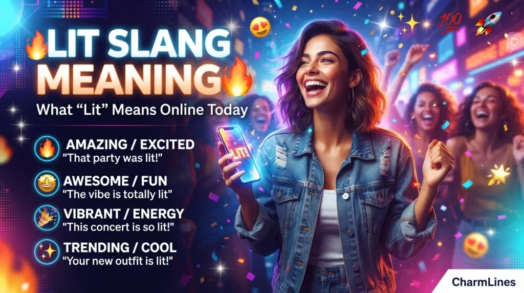 Lit Slang Meaning: What "Lit" Means Online Today