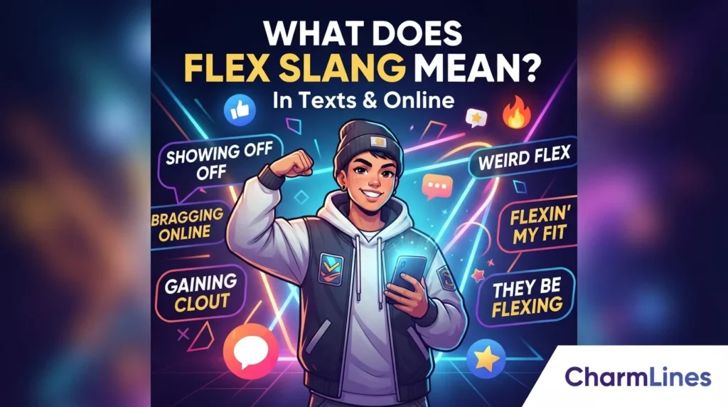 What Does FLEX Slang Mean in Texts and Online?