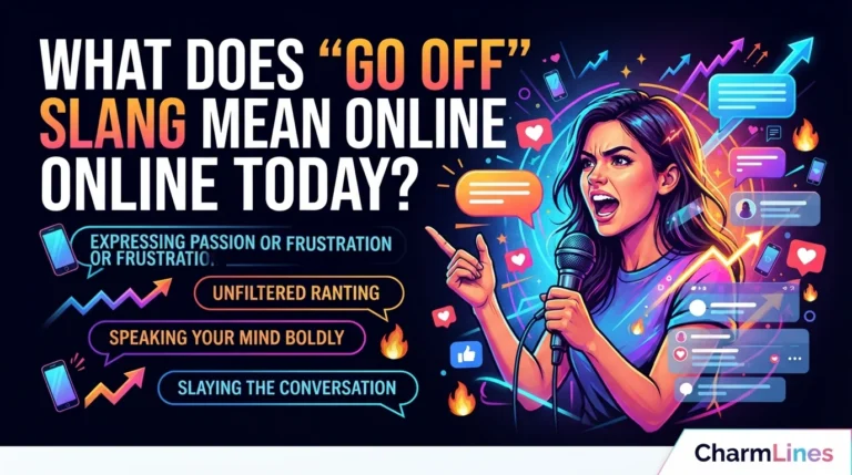 What Does “GO OFF” Slang Mean Online Today?