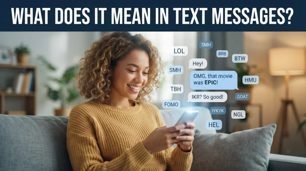 What Does It Mean in Text Messages?