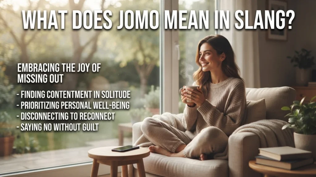 What Does JOMO Mean in Slang