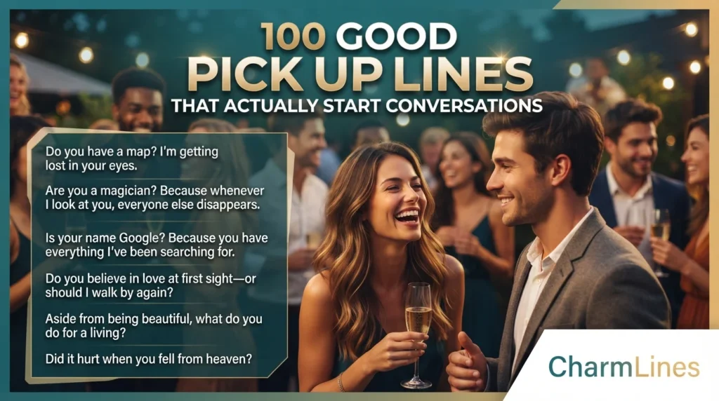 100 Good Pick Up Lines That Actually Start Conversations