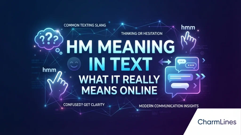 HM Meaning in Text: What It Really Means Online