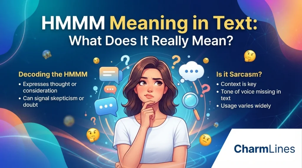 HMMM Meaning in Text: What Does It Really Mean?