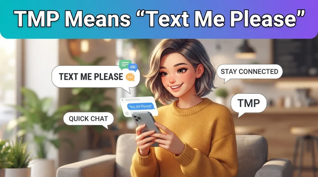 TMP Means “Text Me Please”