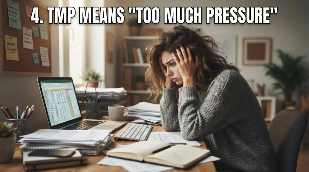 TMP Means “Too Much Pressure”