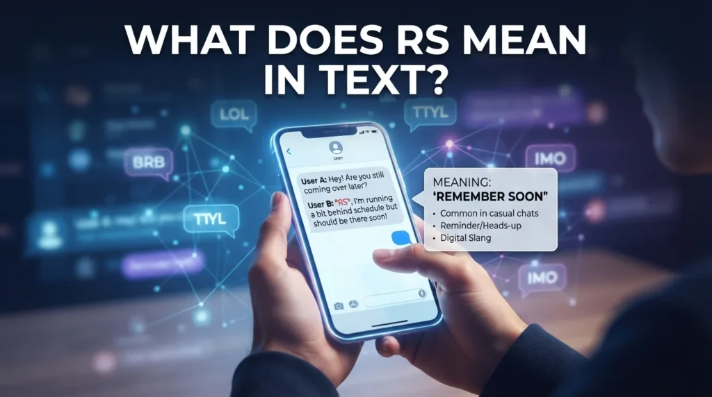 What Does RS Mean in Text