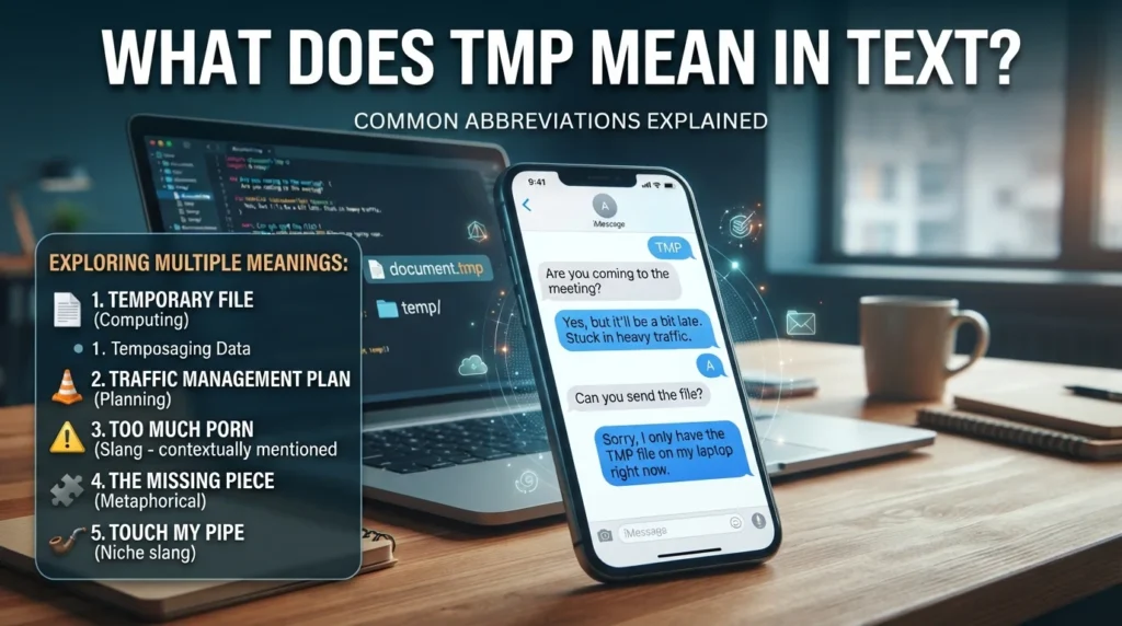 What Does TMP Mean in Text